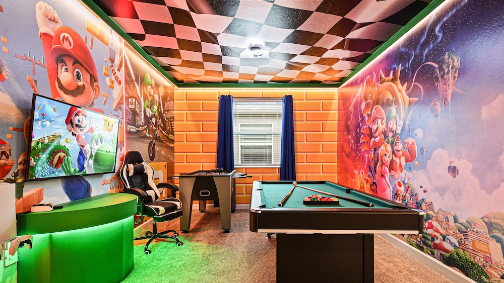 Champions Gate 6BR Private Theater Games Pool Spa - photo 43