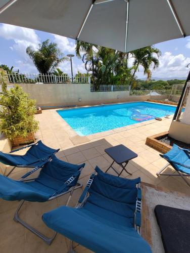 Le Nil deluxe avec piscine — 4-Star Luxury Hotel in Baie-Mahault, Guadeloupe