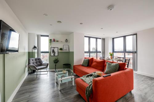 Stunning 2 Bed Apt with Free Parking Close To Cc — 4-Star Luxury Hotel in Manchester, United Kingdom