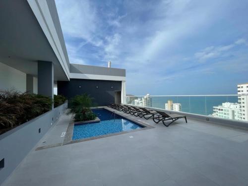 Hermoso Apartamento tipo Loft en Rodadero Santa Marta — 4-Star Luxury Hotel in Santa Marta, Colombia