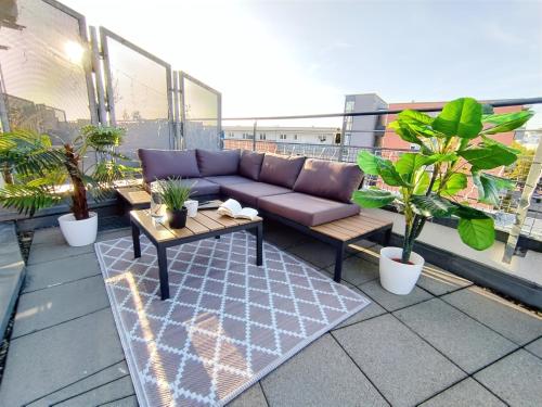 Ulmer Penthouse für 7 Arbeitsplatz XXL Dachterrasse Grill Wii — 4-Star Luxury Hotel in Ulm, Germany