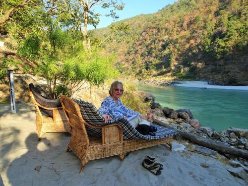 Samira’s Birds & Butterflies Park Spashram Ganga Beach Retreat in Rishikesh, India