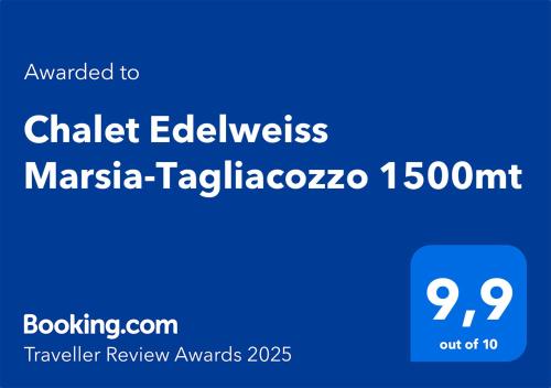 Chalet Edelweiss Marsia Tagliacozzo 1500mt — 4-Star Luxury Hotel in Marsia, Italy