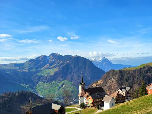 Pilgerhaus Maria Rickenbach Anreise nur via Luftseilbahn möglich pet-friendly hotel Dallenwil