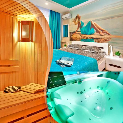 Jacuzzi Sauna Luxury Spa Apartment — 4-Star Luxury Hotel in Kyiv, Ukraine
