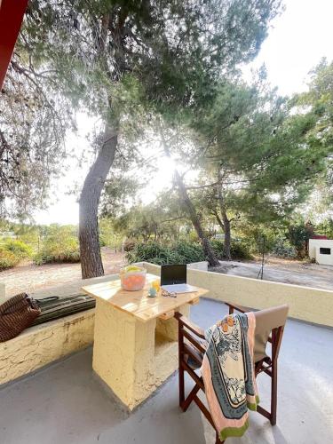 The Simple Space a pause near the sea in Agia Paraskevi, Greece