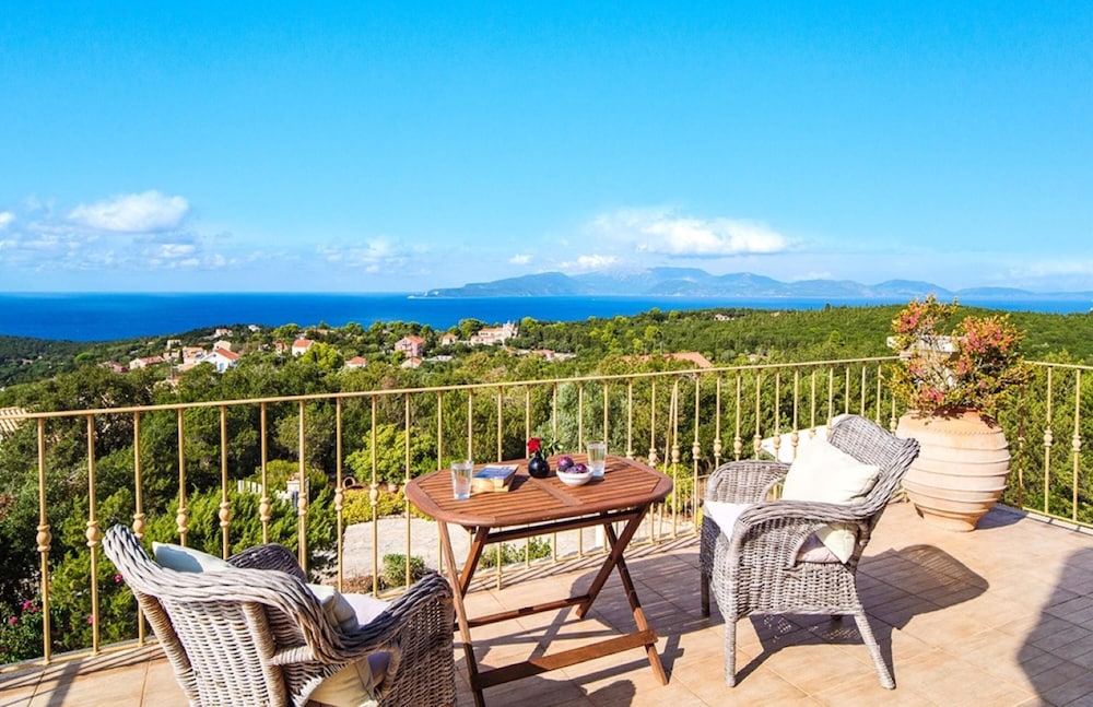 Island View in Antipata in Kefalonia, Greece