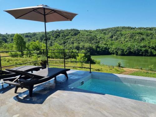Glamping A frame lake Heated pool - last minute hotel in Barajevo