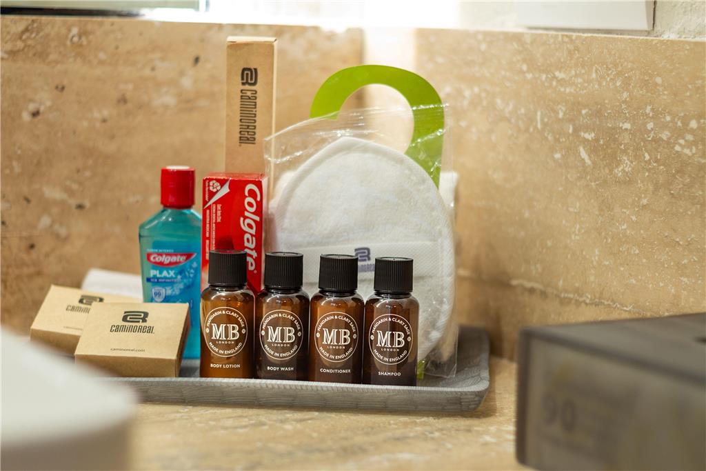 Camino Real Club bathroom amenities