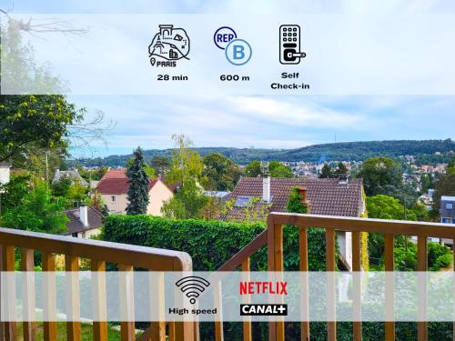 Le Bellevue Beaux Appartements Avec Vue Splendide — hotel in Palaiseau