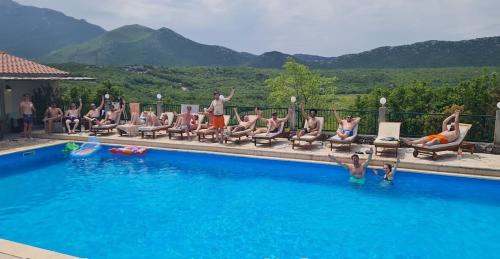 Villa Krnic Olimpic Pool — 4-Star Luxury Hotel in Zadvarje, Croatia