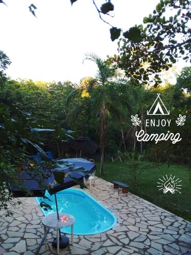 Chalé Piscina Rio Área de Lazer na Terra do Sossego in Pirenopolis, Brasil
