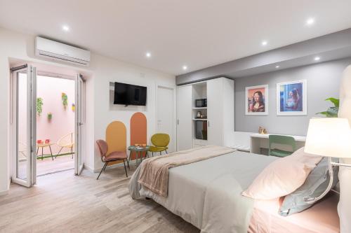 Stanza Con Patio Privato Nel Centro Storico Di Alghero — Alghero