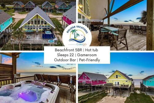 Spectacular Beachfront Beauty 5BR 4BTH Dragon Fly in Bolivar Peninsula, United States