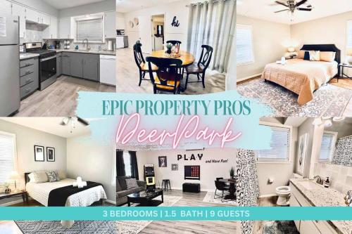 Entire 3 bedroom 1 and half bath home in Deer Park high speed wifi — 4-Star Luxury Hotel in Deer Park, United States