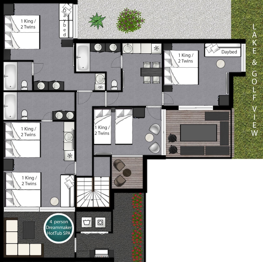 12 Room Scottsdale Golf Tennis Lake Resort Villa - photo 123