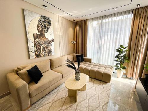 Modern Studio with Balcony & Parking Les Princesses 204 — 4-Star Luxury Hotel in Casablanca, Morocco