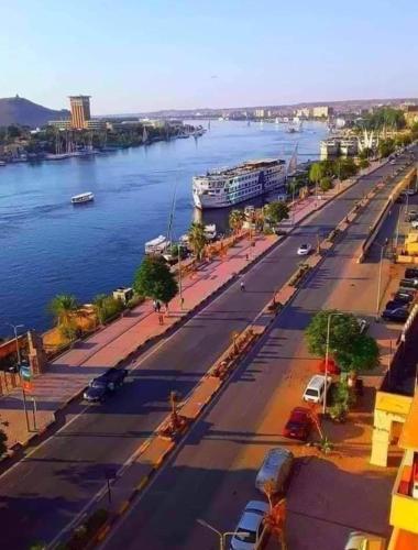 Aswan Nile view palace in Unknown City, Egypt