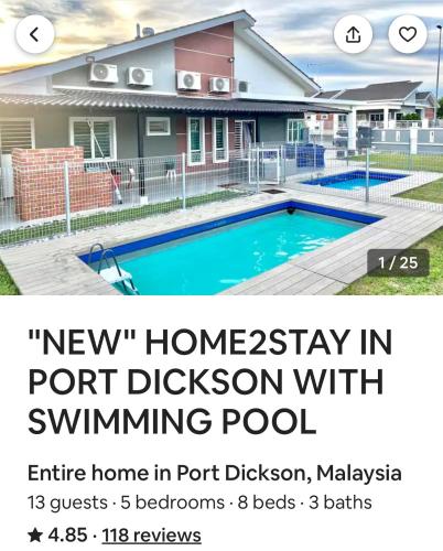PD Swimming Pool 5 ROOM Homestay — 4-Star Luxury Hotel in Port Dickson, Malaysia