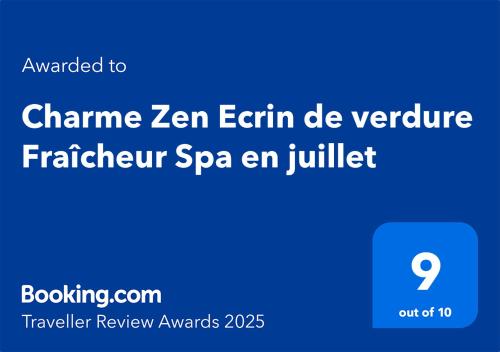 Charme Zen Ecrin de verdure Fraîcheur Spa en juillet - last minute hotel in Pezens