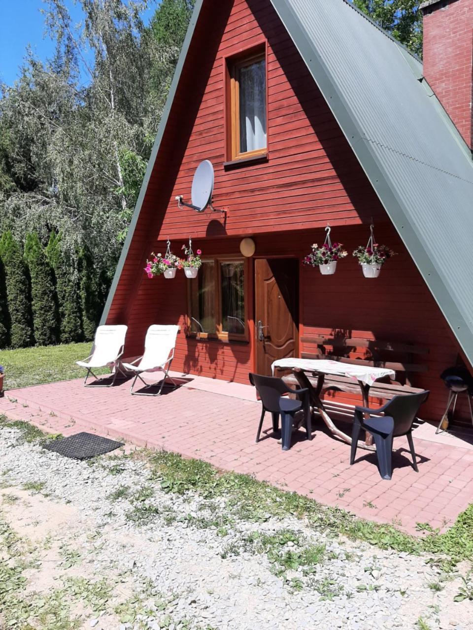 Domki nad potokiem w Baligrodzie in Baligrod, Poland