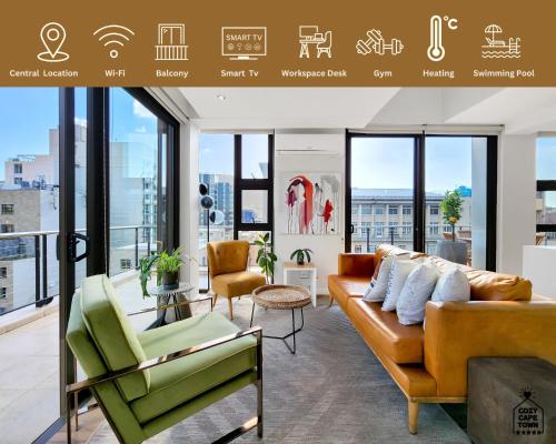 Luxury Penthouse Loft with 300 degrees Cityscape Views — 4-Star Luxury Hotel in Cape Town, South Africa