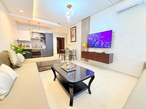 New Luxury apartment with Style Balcony and Pool — 4-Star Luxury Hotel in Agadir, Morocco