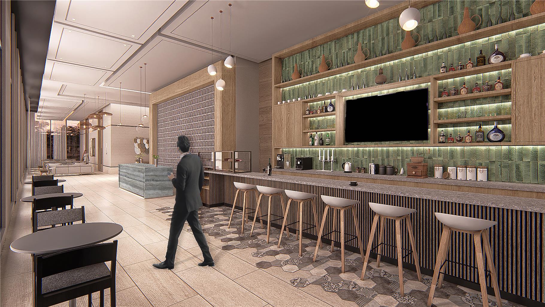 Rendering of Bar
