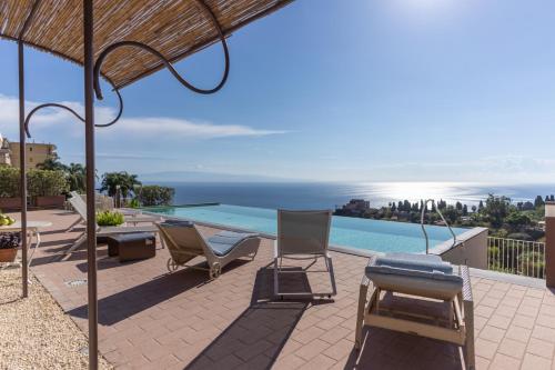 Taormina Skyline in Taormina, Italy