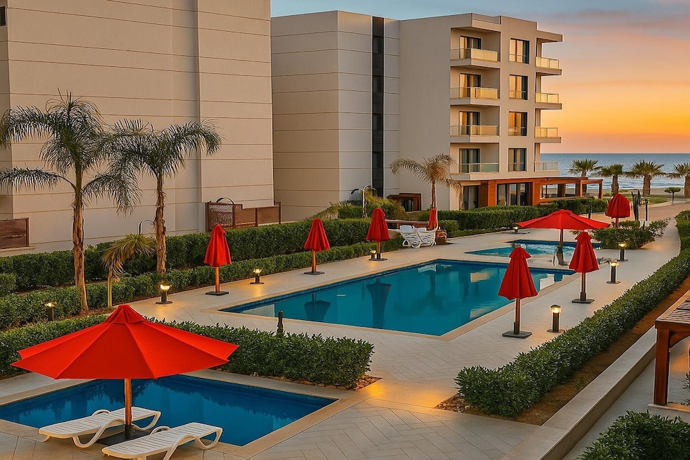 Beachfront Chalet in Porto Said with P Garden — 4-Star Luxury Hotel in Port Said, Egypt