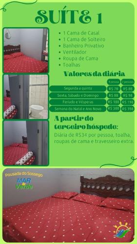 Pousada do sossego mar e verde 1 2 e 3 in Itanhaem, Brasil