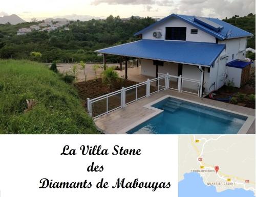Villa Stone pour 8 personnes piscine chauffée 5 euros par jour accès PMR 5 étoiles — 4-Star Luxury Hotel in Sainte-Luce, Martinique