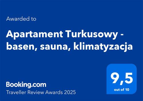 Apartament Turkusowy basen sauna klimatyzacja — 4-Star Luxury Hotel in Dziwnow, Poland
