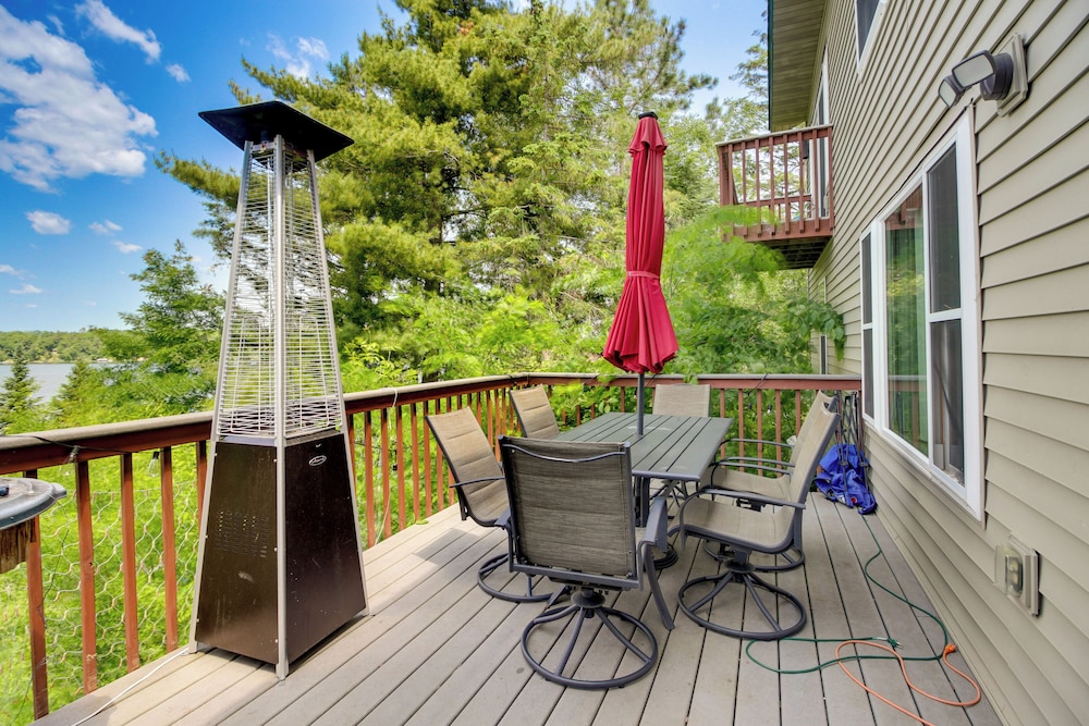 Private Dock Lakefront Family Home In Outing 19221748 — Cross Lake
