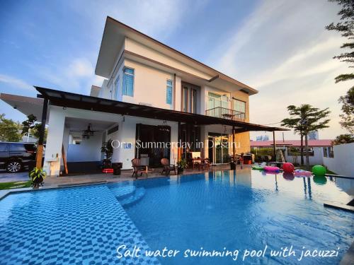 One Summerday in Desaru in Unknown City, Malaysia