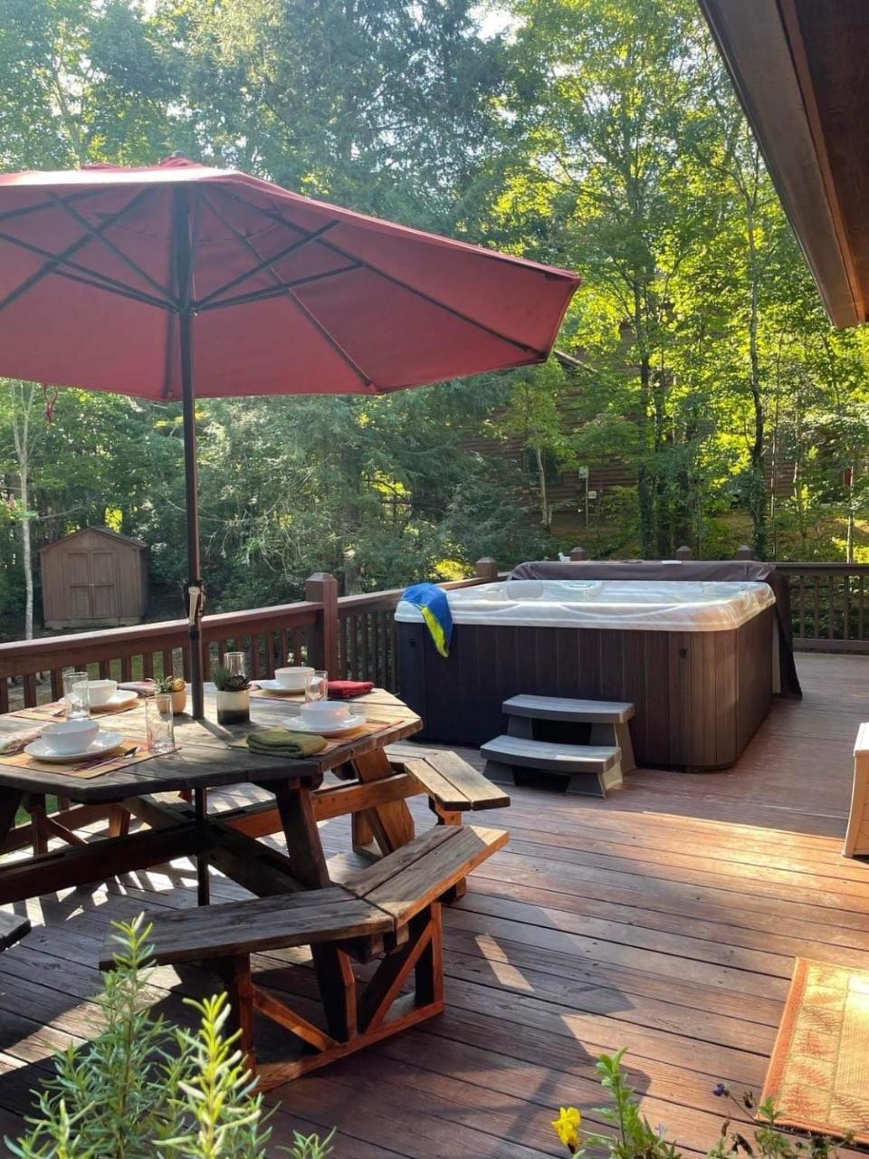 Lake Lure Oasis in the Woods w Hot Tub & More in Lake Lure, United States