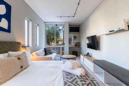 The Rose 107: Modern Corner Unit with Balcony — 4-Star Luxury Hotel in Cape Town, South Africa