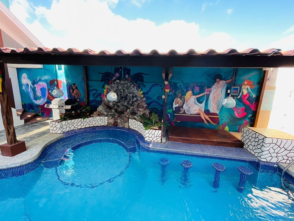 Poseidon Party Hotel In Downtown in Jaco, Costa Rica