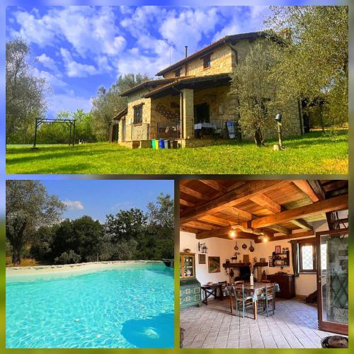 Casale la Civetta con piscina privata — 4-Star Luxury Hotel in Tarano, Italy