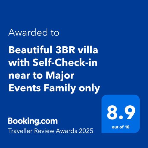 Beautiful 3BR villa with Self Check in near to Major Events Family only — 4-Star Luxury Hotel in Jeddah, Saudi Arabia