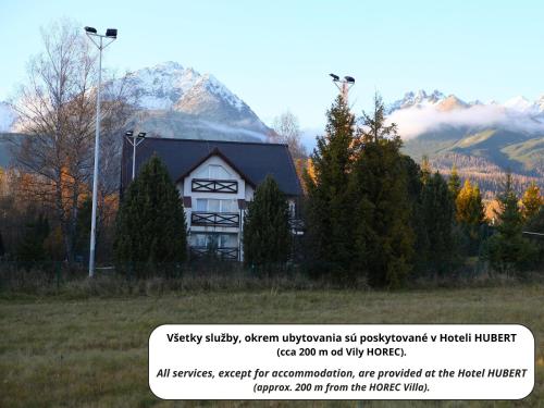 Vila Horec depandance hotela Hubert Vital Resort in Vysoke Tatry, Slovakia