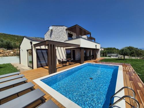 Wild Adriatic Way in Unknown City, Croatia