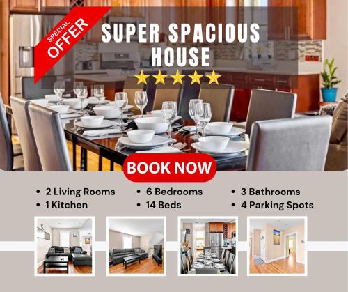 555 2 6BR Quincy Spacious Apt near Perry Beach — 4-Star Luxury Hotel in Quincy, United States