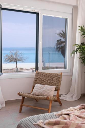 Seas the Day Beachfront Amazing Sea Views in Pefkochori, Greece