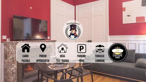 Bonappart 4 Charme Napoleonien & Confort in Troyes, France