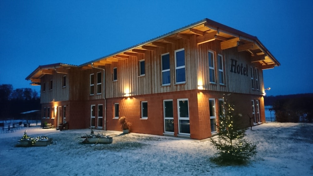 Front of property - evening/night