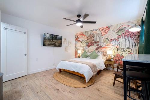 Riverside Glam: Stylish Urban Escape