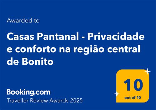Casas Pantanal Privacidade e conforto no centro de Bonito in Bonito, Brasil