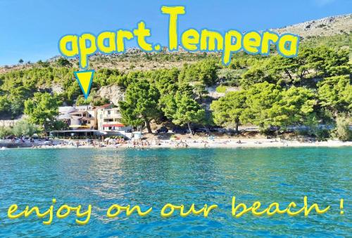 Tempera X terrace sun and beach — 4-Star Luxury Hotel in Jesenice, Croatia