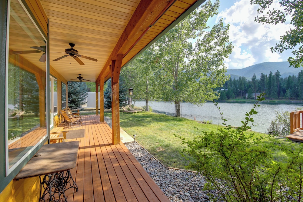 Clark Fork Riverfront Home With Dock 20785854 — Thompson Falls